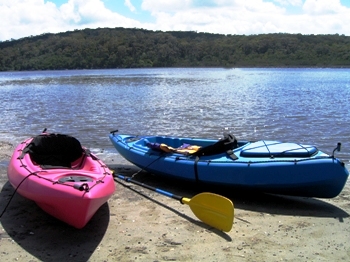 This photo of kayaks "in waiting" was taken by photographer Kym McLeod of Cann River in Victoria, Australia.